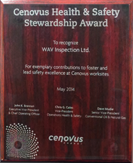 Cenovus Health & Safety Stewardship Award